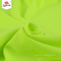 Tela de jersey de algodón de punto de poliéster verde personalizado